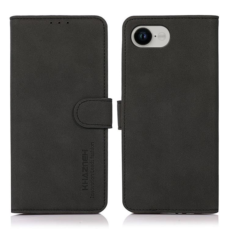 KHAZNEH Matte Texture Leather Phone Case, For iPhone 16e, For iPhone 16 Pro Max, For iPhone 16 Pro, For iPhone 16 Plus, For iPhone 16, For iPhone 15 Pro Max