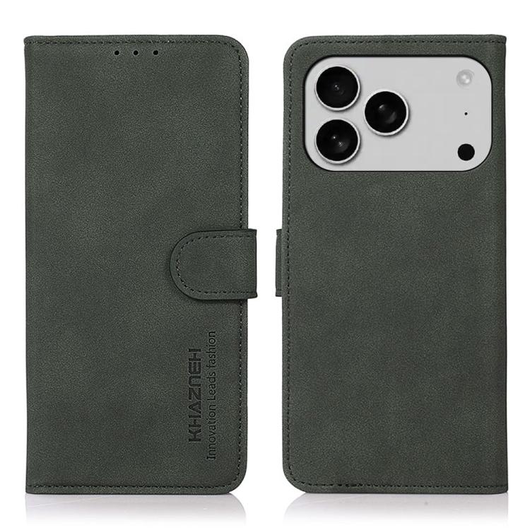 KHAZNEH Matte Texture Leather Phone Case, For iPhone 16e, For iPhone 16 Pro Max, For iPhone 16 Pro, For iPhone 16 Plus, For iPhone 16, For iPhone 15 Pro Max