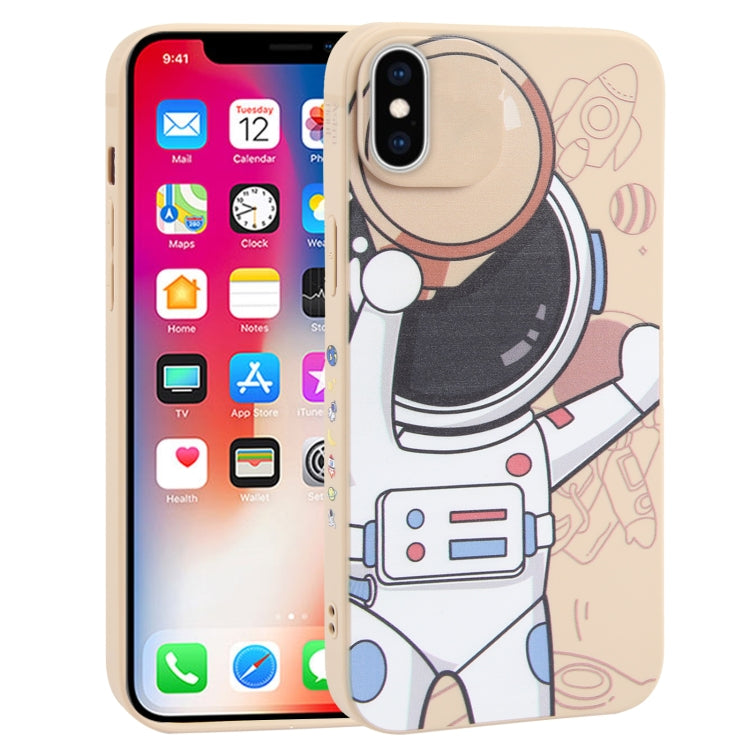 Spaceman Binoculars Phone Case, For iPhone XS / X, For iPhone XR, For iPhone XS Max, For iPhone 8 Plus / 7 Plus