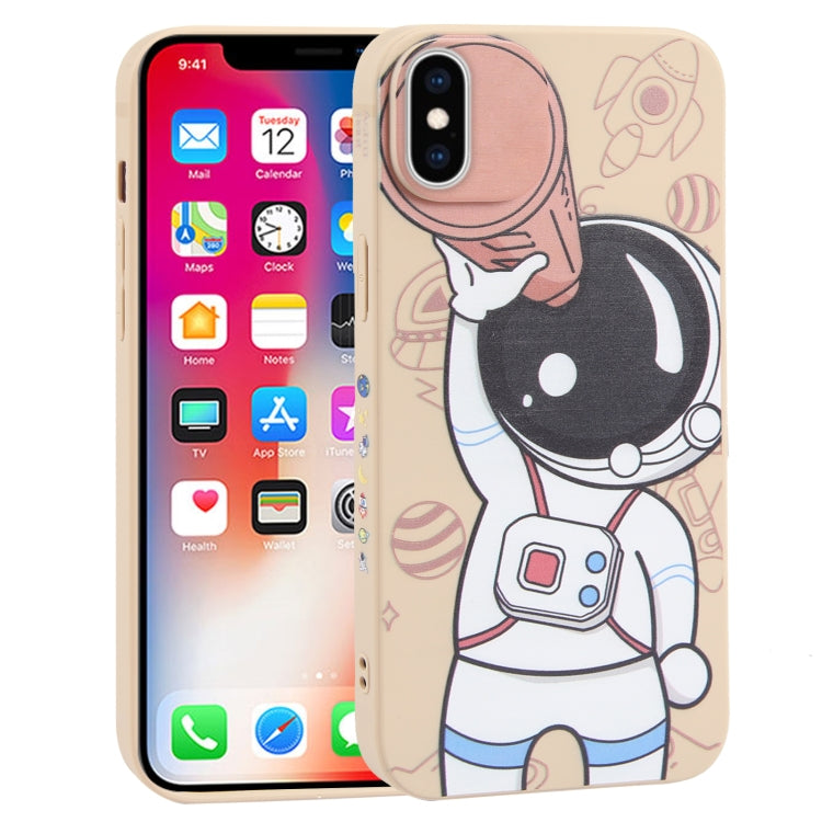 Spaceman Binoculars Phone Case, For iPhone XS / X, For iPhone XR, For iPhone XS Max, For iPhone 8 Plus / 7 Plus