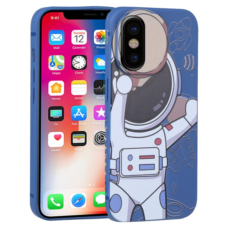 Spaceman Binoculars Phone Case, For iPhone XS / X, For iPhone XR, For iPhone XS Max, For iPhone 8 Plus / 7 Plus