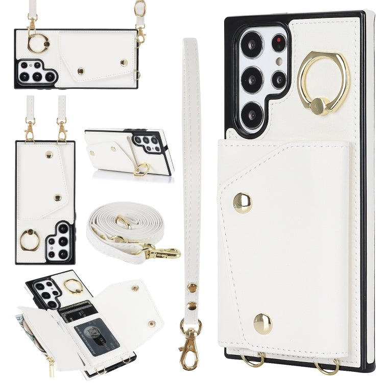 Zipper Card Bag Phone Case with Dual Lanyard