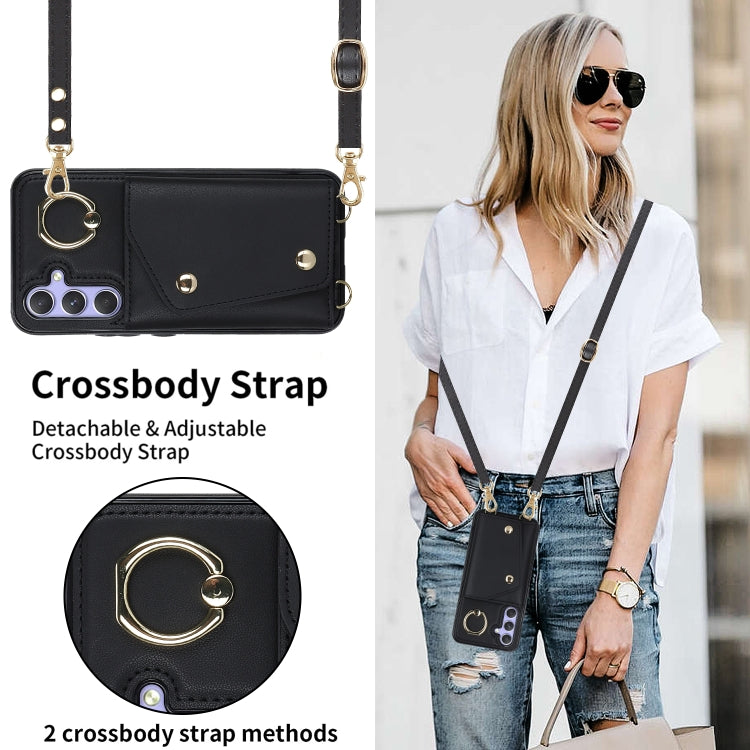 Zipper Card Bag Phone Case with Dual Lanyard