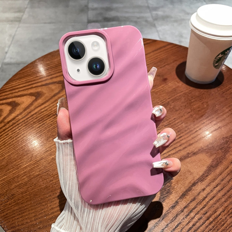 Solid Color Wave Texture TPU Phone Case, For iPhone 14 /13, For iPhone 14 Pro, For iPhone 14 Pro Max