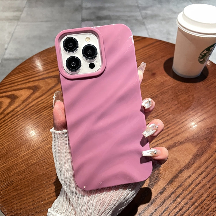 Solid Color Wave Texture TPU Phone Case, For iPhone 14 /13, For iPhone 14 Pro, For iPhone 14 Pro Max