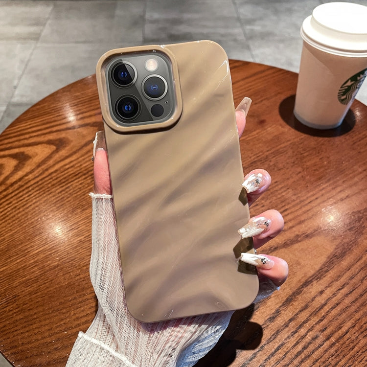 Solid Color Wave Texture TPU Phone Case, For iPhone 12 / 12 Pro, For iPhone 12 Pro Max, For iPhone 11 Pro Max