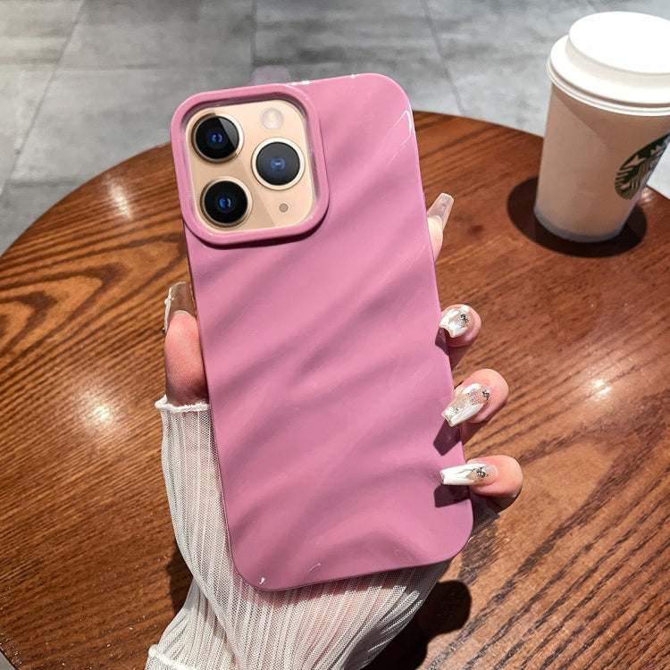 Solid Color Wave Texture TPU Phone Case, For iPhone 12 / 12 Pro, For iPhone 12 Pro Max, For iPhone 11 Pro Max