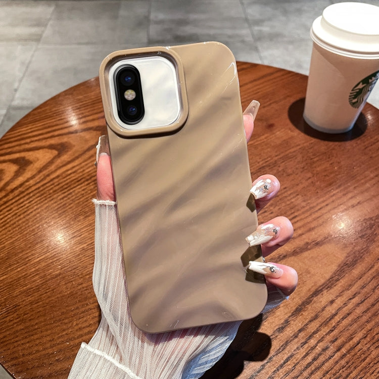 Solid Color Wave Texture TPU Phone Case, For iPhone 11, For iPhone X / XS, For iPhone XR
