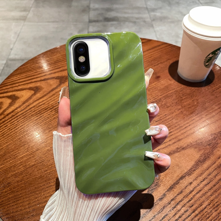 Solid Color Wave Texture TPU Phone Case, For iPhone 11, For iPhone X / XS, For iPhone XR