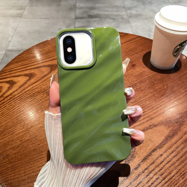 Solid Color Wave Texture TPU Phone Case, For iPhone 11, For iPhone X / XS, For iPhone XR