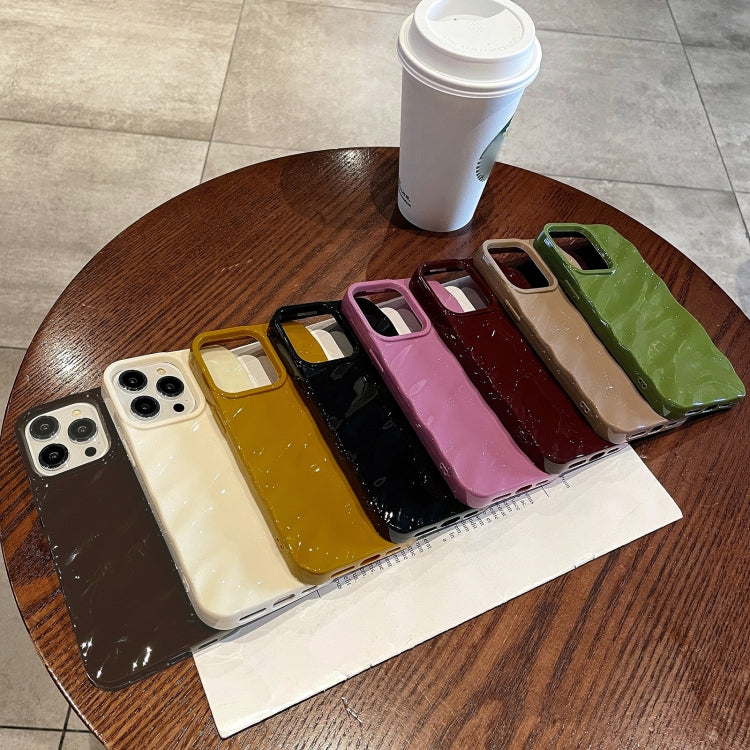 Solid Color Wave Texture TPU Phone Case, For iPhone 16, For iPhone 15 Pro Max, For iPhone 15 Pro