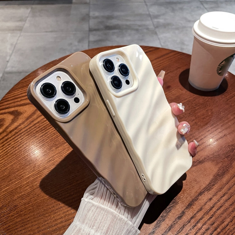 Solid Color Wave Texture TPU Phone Case, For iPhone 14 /13, For iPhone 14 Pro, For iPhone 14 Pro Max