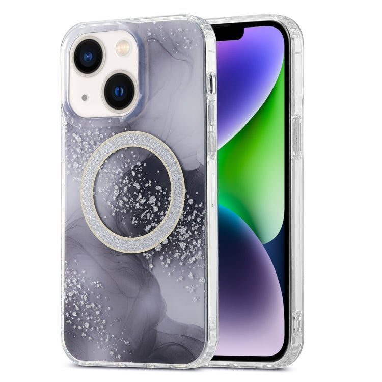 Dual-side IMD Marble Magsafe Phone Case, For iPhone 15 Pro Max, For iPhone 14, For iPhone 15 Pro