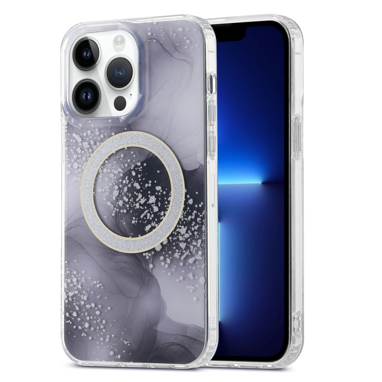 Dual-side IMD Marble Magsafe Phone Case, For iPhone 13 Pro Max, For iPhone 15, For iPhone 13 Pro