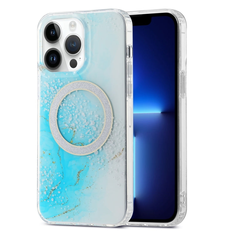 Dual-side IMD Marble Magsafe Phone Case, For iPhone 13 Pro Max, For iPhone 15, For iPhone 13 Pro