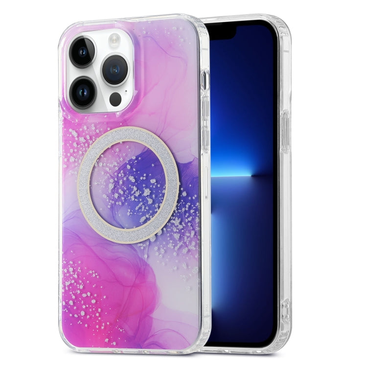 Dual-side IMD Marble Magsafe Phone Case, For iPhone 13 Pro Max, For iPhone 15, For iPhone 13 Pro