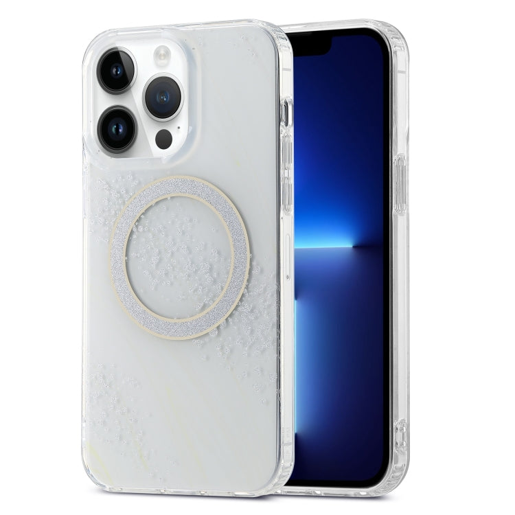 Dual-side IMD Marble Magsafe Phone Case, For iPhone 13 Pro Max, For iPhone 15, For iPhone 13 Pro