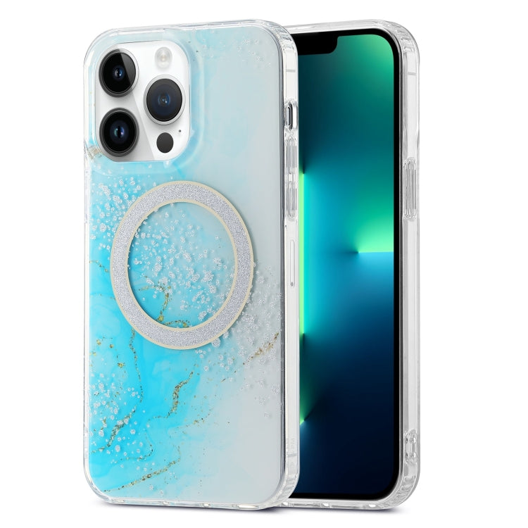 Dual-side IMD Marble Magsafe Phone Case, For iPhone 13 Pro Max, For iPhone 15, For iPhone 13 Pro