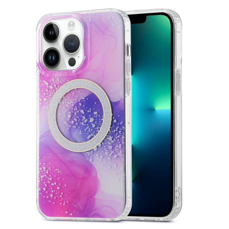 Dual-side IMD Marble Magsafe Phone Case, For iPhone 13 Pro Max, For iPhone 15, For iPhone 13 Pro