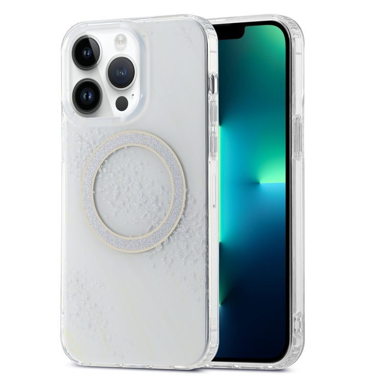 Dual-side IMD Marble Magsafe Phone Case, For iPhone 13 Pro Max, For iPhone 15, For iPhone 13 Pro