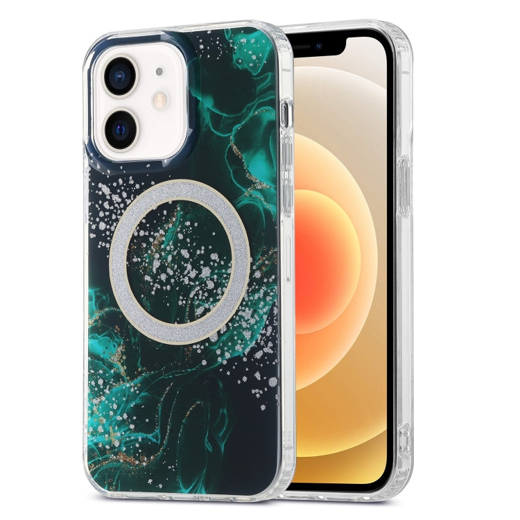 Dual-side IMD Marble Magsafe Phone Case, For iPhone 13, For iPhone 12, For iPhone 12 Pro Max
