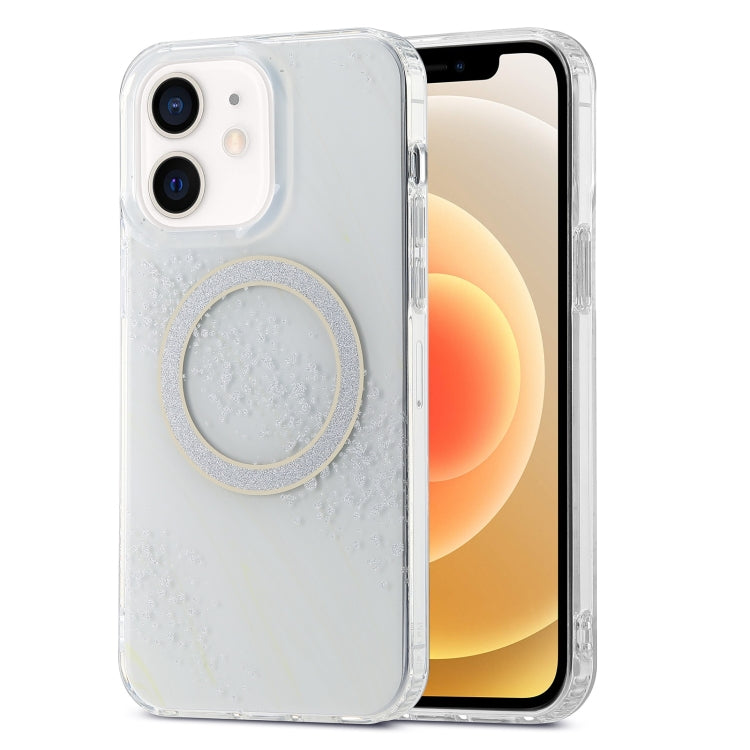 Dual-side IMD Marble Magsafe Phone Case, For iPhone 13, For iPhone 12, For iPhone 12 Pro Max