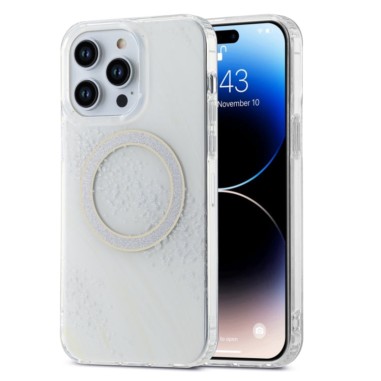 Dual-side IMD Marble Magsafe Phone Case, For iPhone 15 Pro Max, For iPhone 14, For iPhone 15 Pro