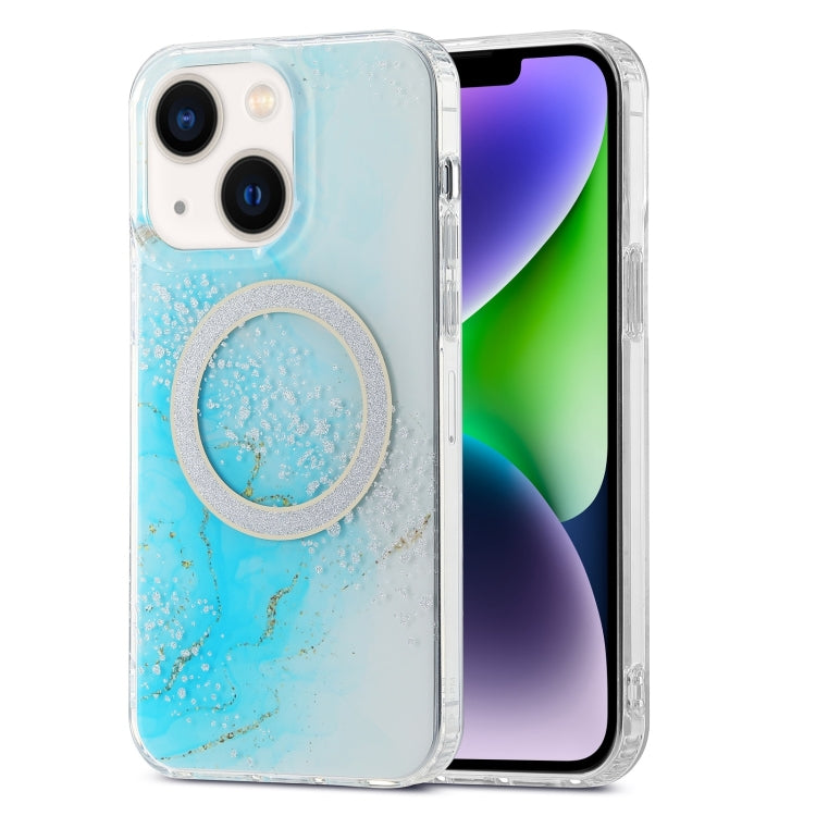 Dual-side IMD Marble Magsafe Phone Case, For iPhone 13 Pro Max, For iPhone 15, For iPhone 13 Pro