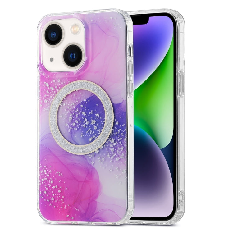 Dual-side IMD Marble Magsafe Phone Case, For iPhone 13 Pro Max, For iPhone 15, For iPhone 13 Pro