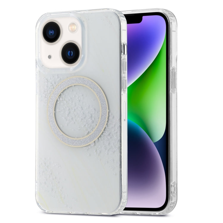 Dual-side IMD Marble Magsafe Phone Case, For iPhone 13 Pro Max, For iPhone 15, For iPhone 13 Pro