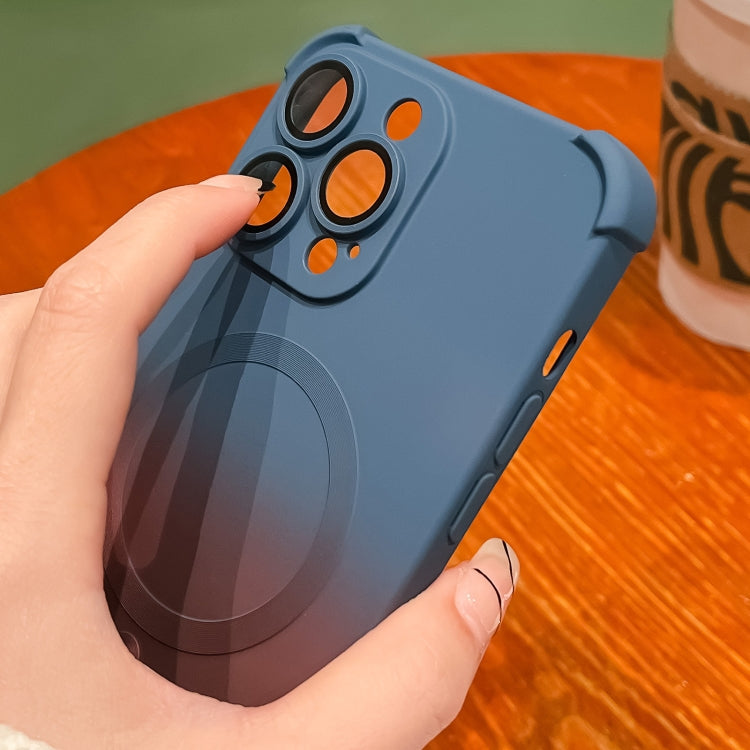 Four-Corner Shockproof Gradient TPU Phone Case, For iPhone 12 Pro Max, For iPhone 12 Pro