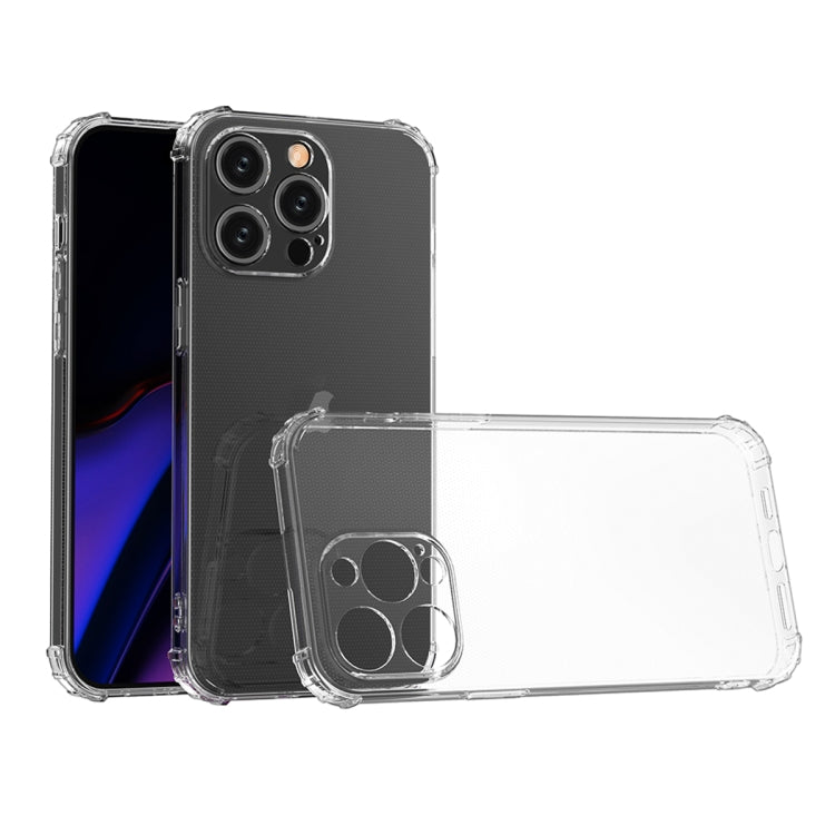 Four-Corner Shockproof Clear TPU Phone Case, For iPhone 18 Pro, For iPhone 18 Pro Max, For iPhone 17 Pro Max, For iPhone 17 Pro, For iPhone 17, For iPhone 17 Air, For iPhone 16 Pro Max, For iPhone 16 Pro, For iPhone 16 Plus, For iPhone 16              ...