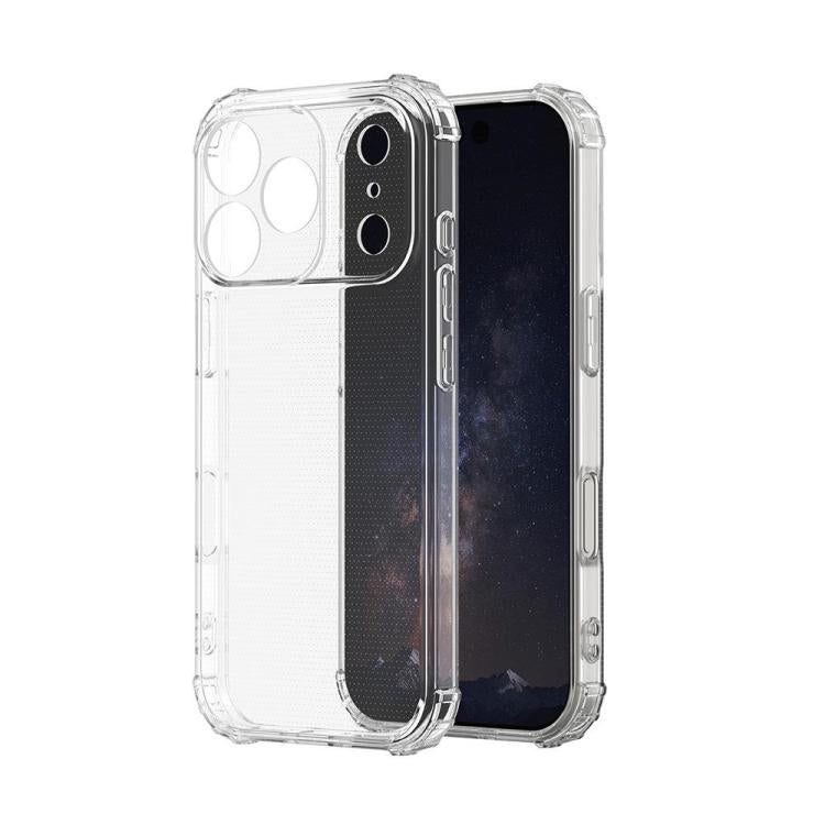 Four-Corner Shockproof Clear TPU Phone Case, For iPhone 18 Pro, For iPhone 18 Pro Max, For iPhone 17 Pro Max, For iPhone 17 Pro, For iPhone 17, For iPhone 17 Air, For iPhone 16 Pro Max, For iPhone 16 Pro, For iPhone 16 Plus, For iPhone 16              ...