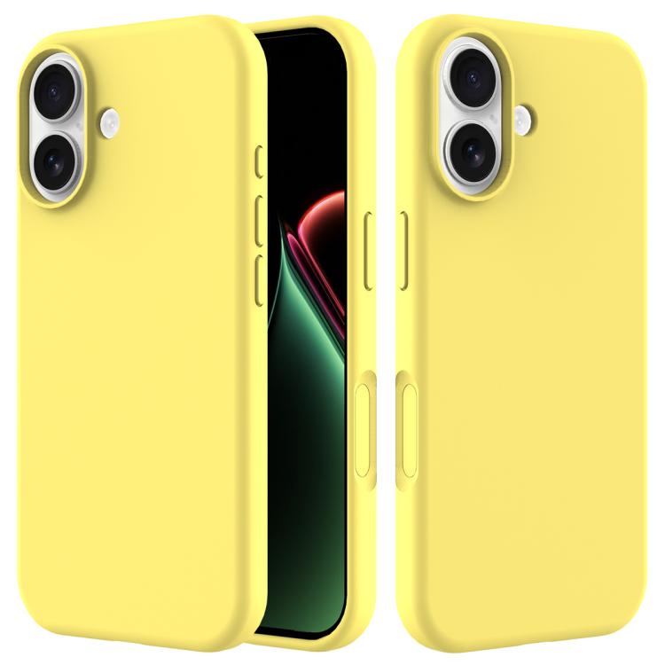 Solid Color Silicone Phone Case, For iPhone 17e / 16e, For iPhone 17