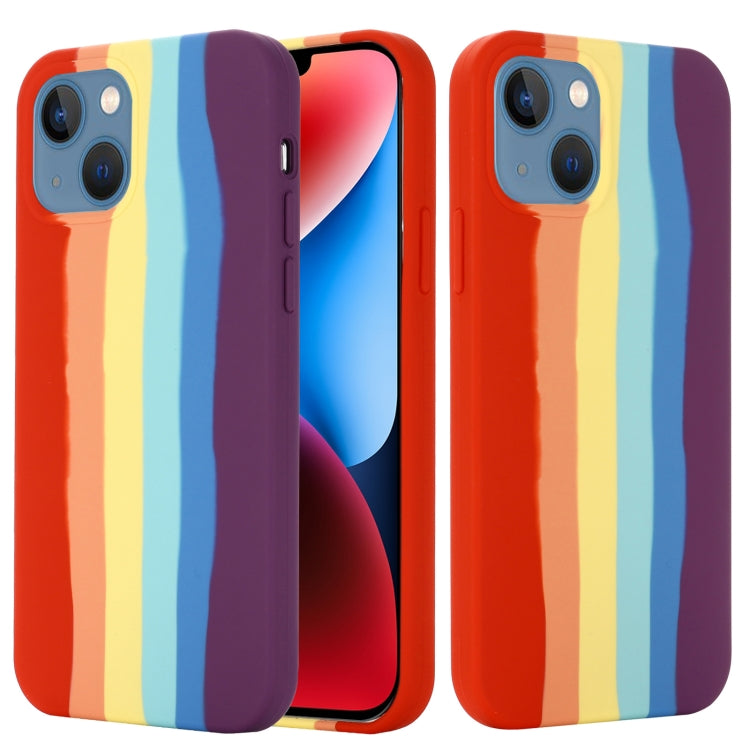 Rainbow Liquid Silicone Phone Case