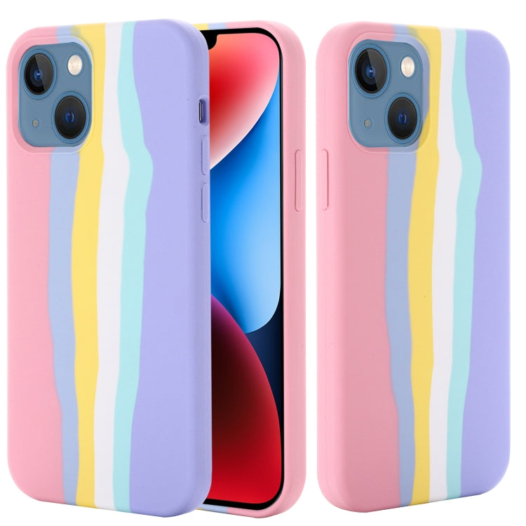 Rainbow Liquid Silicone Phone Case