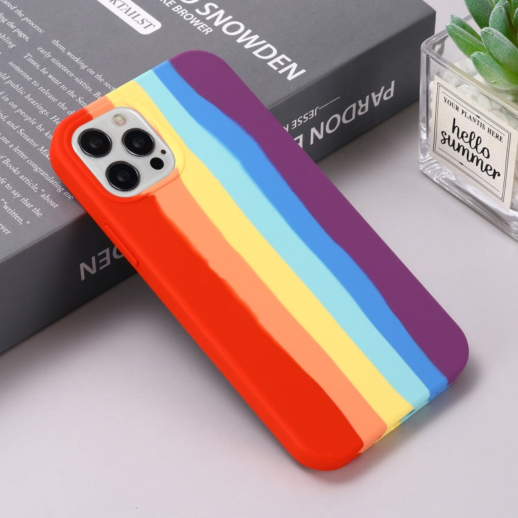 Rainbow Liquid Silicone Phone Case
