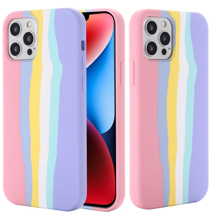 Rainbow Liquid Silicone Phone Case