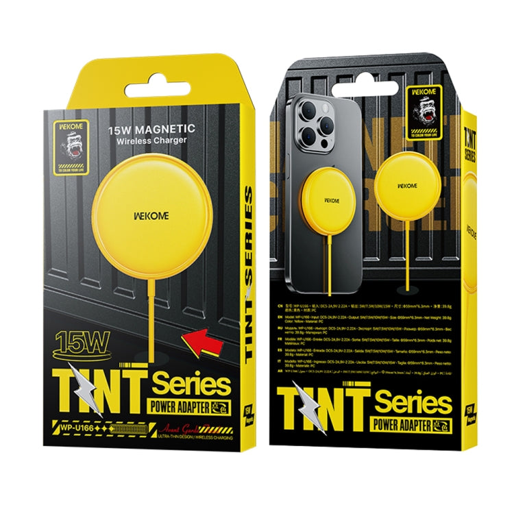 WK WP-U166 15W Magnetic Wireless Charger, WP-U166