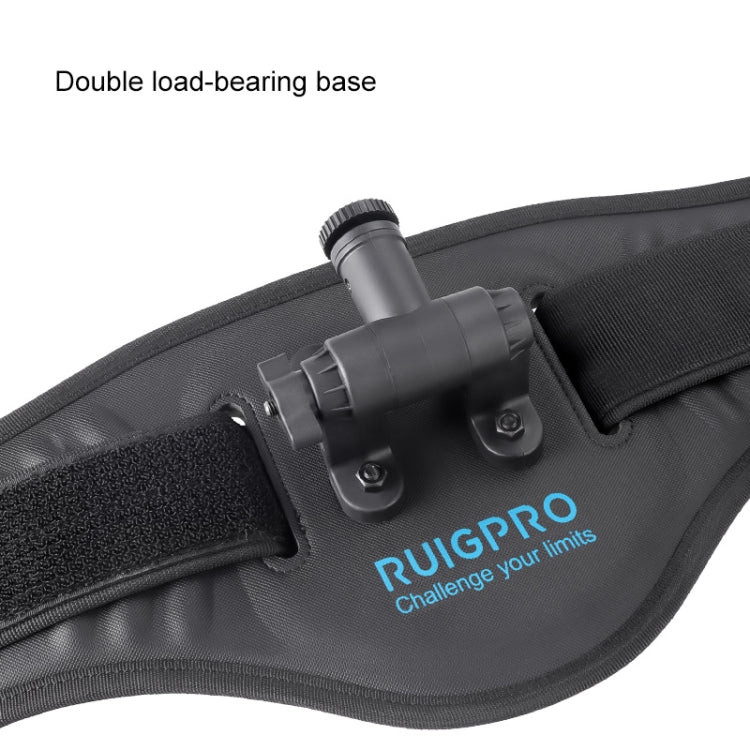 RUIGPRO Waist Belt Mount Strap, For Phone Gimbal Stabilizer, With Action Cameras Adapter, With Phone Clamp, With Phone Clamp & Selfie Stick, With Adapter & Selfie Stick