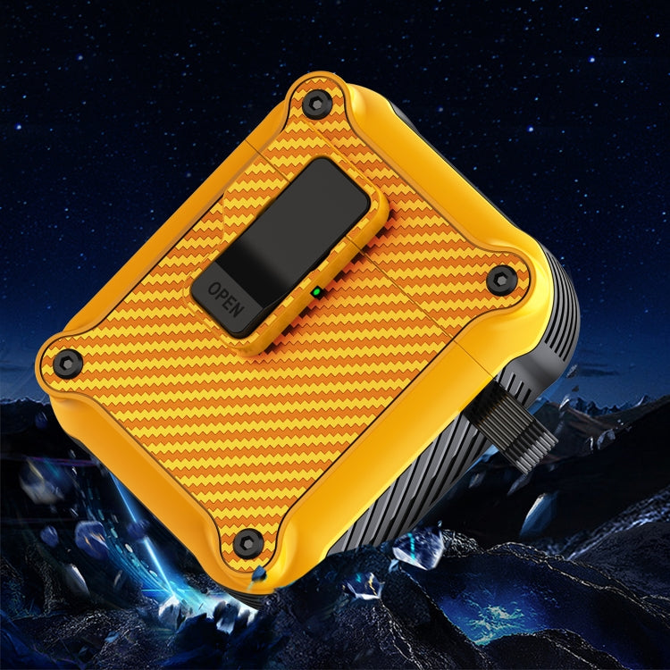 Carbon Fiber Magnetic Automatic Switch Earphone Protective Case, For AirPods 1 / 2