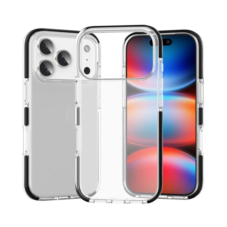 Two-color Shockproof High Transparency TPU Phone Case, For iPhone 18 Pro / 17 Pro, For iPhone 18 Pro Max / 17 Pro Max, For iPhone 17, For iPhone 17 Air, For iPhone 16 Pro Max, For iPhone 16 Pro, For iPhone 16 Plus, For iPhone 16