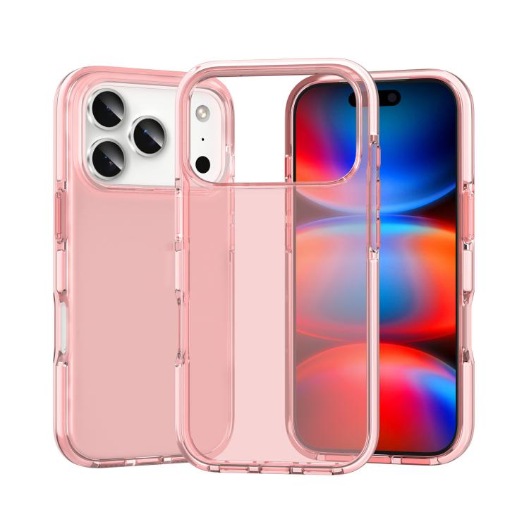 Two-color Shockproof High Transparency TPU Phone Case, For iPhone 18 Pro / 17 Pro, For iPhone 18 Pro Max / 17 Pro Max, For iPhone 17, For iPhone 17 Air, For iPhone 16 Pro Max, For iPhone 16 Pro, For iPhone 16 Plus, For iPhone 16