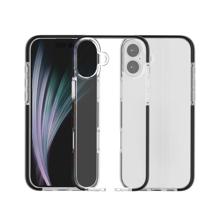 Two-color Shockproof High Transparency TPU Phone Case, For iPhone 18 Pro / 17 Pro, For iPhone 18 Pro Max / 17 Pro Max, For iPhone 17, For iPhone 17 Air, For iPhone 16 Pro Max, For iPhone 16 Pro, For iPhone 16 Plus, For iPhone 16