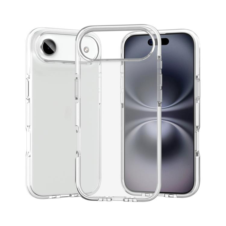 Two-color Shockproof High Transparency TPU Phone Case, For iPhone 18 Pro / 17 Pro, For iPhone 18 Pro Max / 17 Pro Max, For iPhone 17, For iPhone 17 Air, For iPhone 16 Pro Max, For iPhone 16 Pro, For iPhone 16 Plus, For iPhone 16