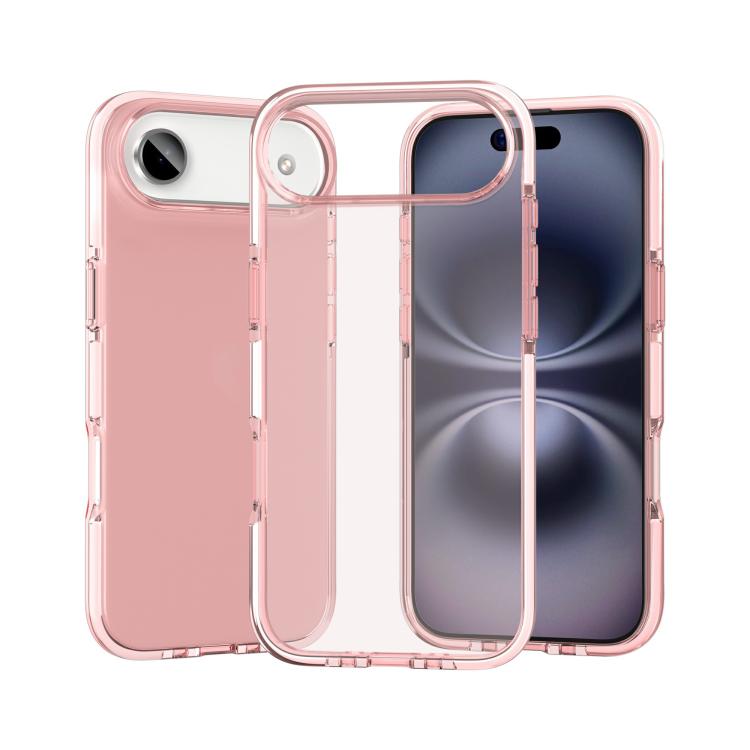 Two-color Shockproof High Transparency TPU Phone Case, For iPhone 18 Pro / 17 Pro, For iPhone 18 Pro Max / 17 Pro Max, For iPhone 17, For iPhone 17 Air, For iPhone 16 Pro Max, For iPhone 16 Pro, For iPhone 16 Plus, For iPhone 16