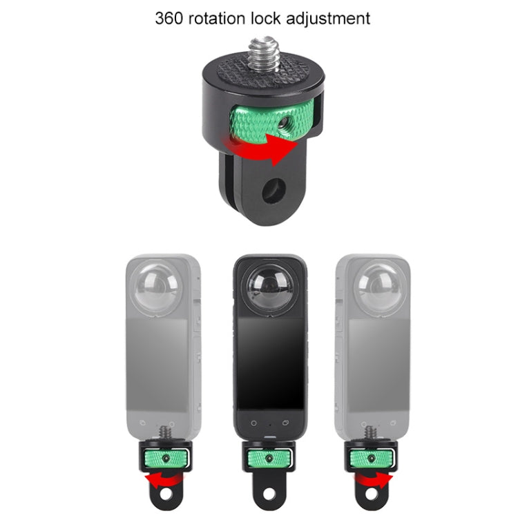 1/4 inch Screw Adjustable Metal Action Camera Adapter