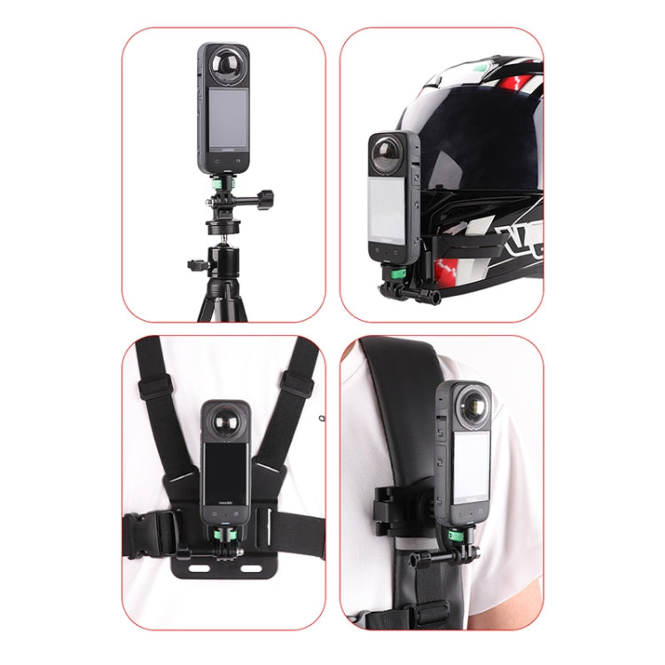 1/4 inch Screw Adjustable Metal Action Camera Adapter