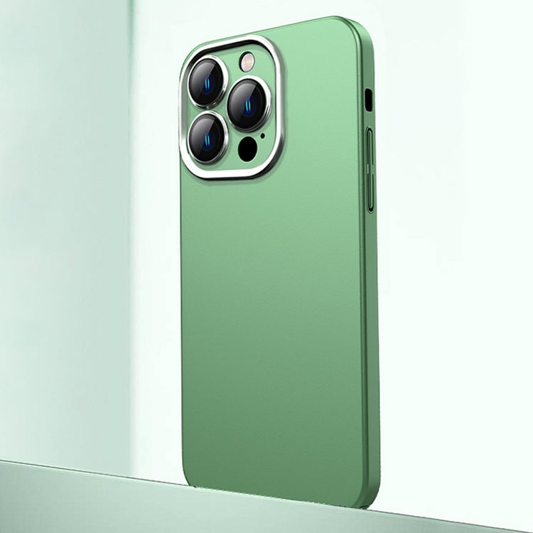 Frosted Metal Material Phone Case with Lens Protection, For iPhone 14, For iPhone 13 Pro Max