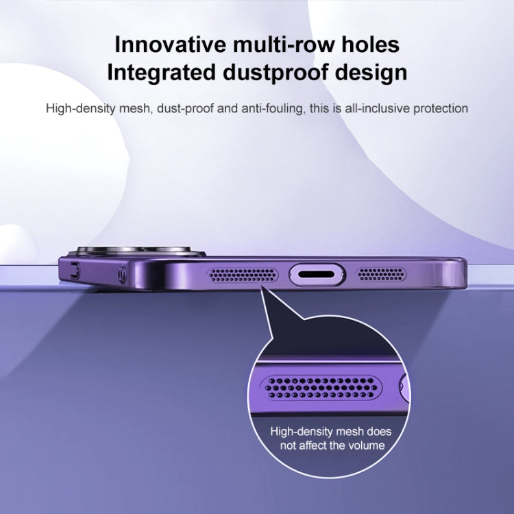 Frosted Metal Material Phone Case with Lens Protection, For iPhone 14, For iPhone 13 Pro Max